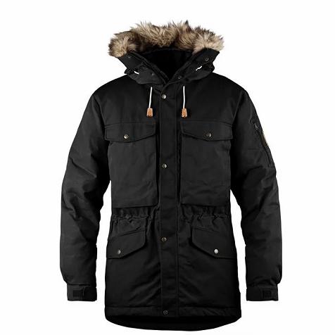 Fjallraven Men Singi Down Jacket Black PH72410 Philippines